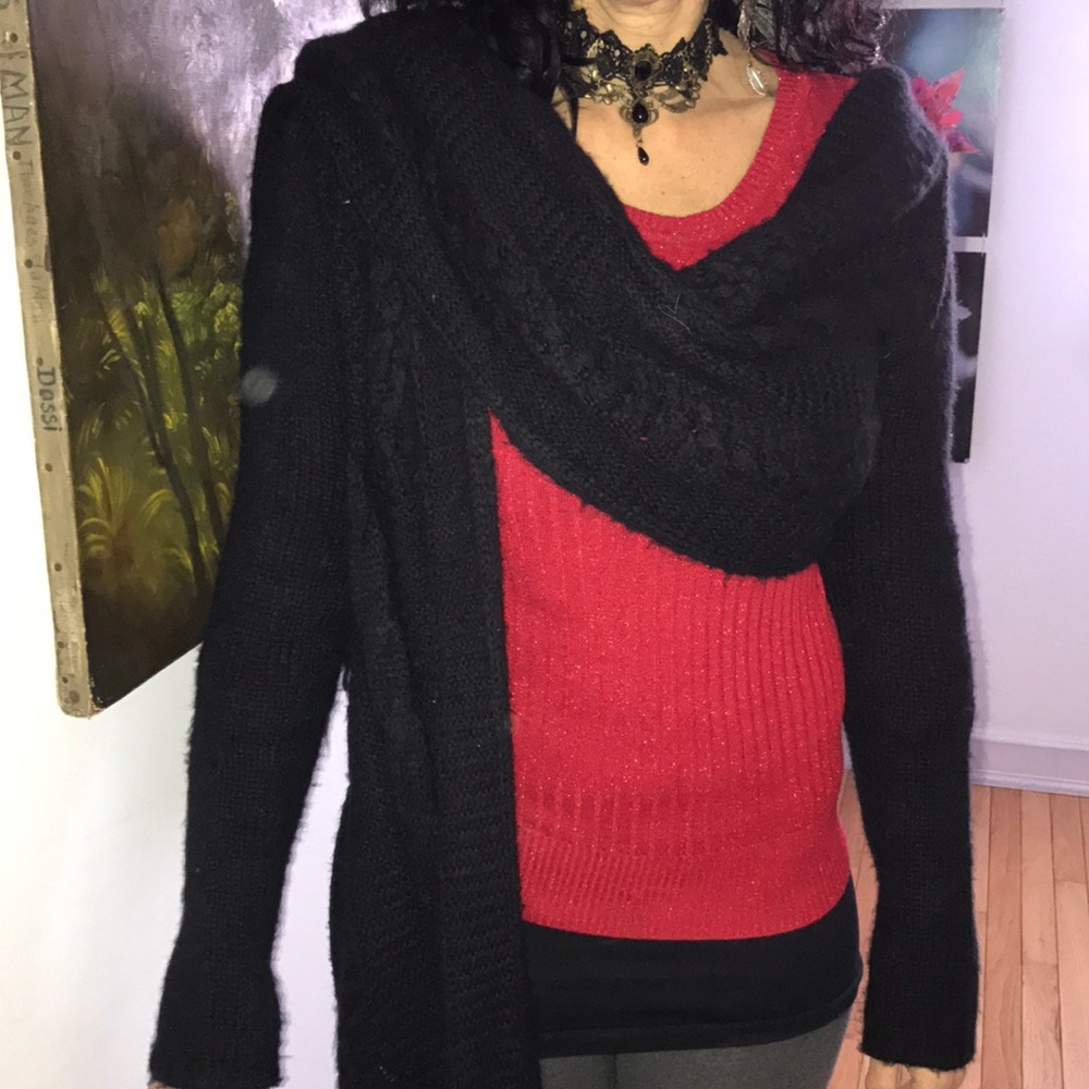 BCBG wrap sweater